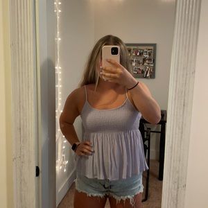 lilac LA hearts shirt (Pacsun)